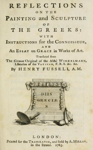 [Gutenberg 61317] • Reflections on the painting and sculpture of the Greeks: / with instructions for the connoisseur, and an essay on grace in works of art